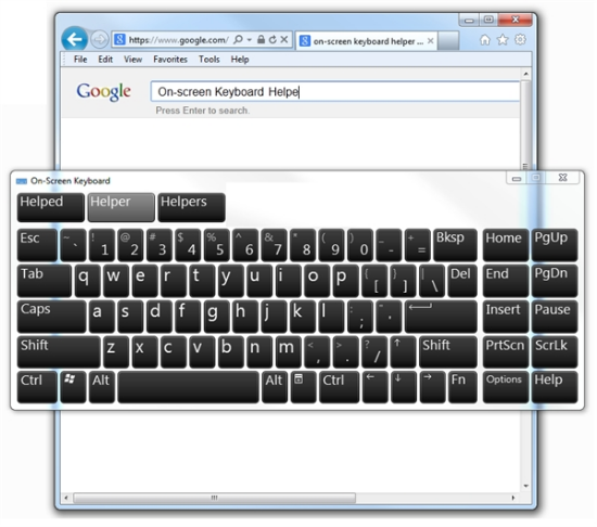 Picture of Inteset On-screen Keyboard Helper